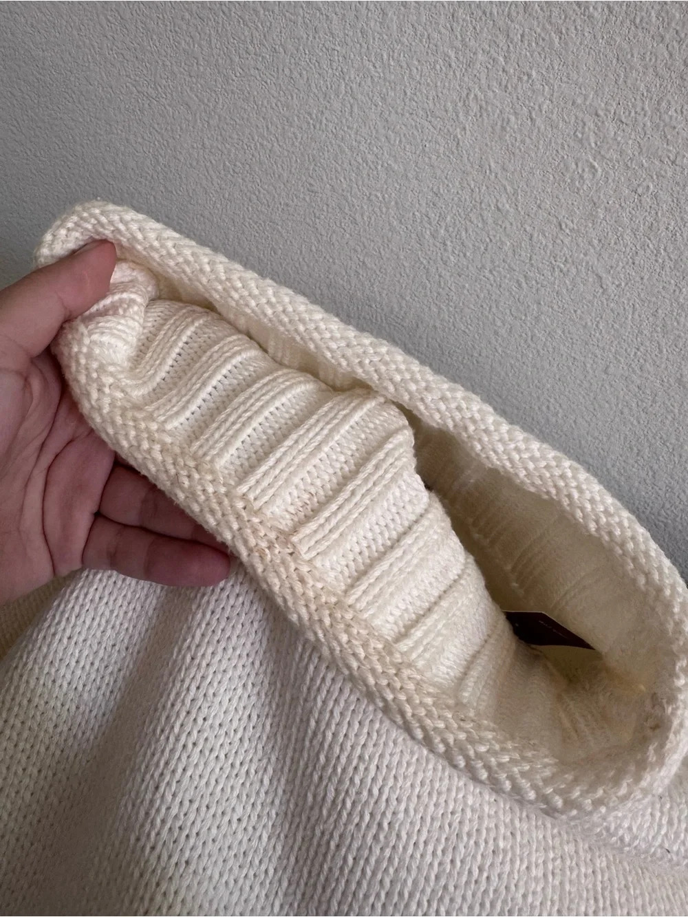 NWT J Crew 2025 Rollneck Sweater In Ivory Size XS